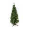 Albero di Natale Verde Marrone 948 Rami Apertura Rami Singoli 200h cm, Base Inclusa - Caresana