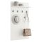 Appendiabiti Cashmere Nero set Fissaggio a Muro Incluso 6 Ganci 115h cm, Installazione a Muro - Gonars