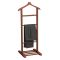 Appendiabiti Marrone Noce Installazione a Terra Sfumatura Colore Struttura Noce 120h cm, - Oulux