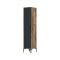 Armadio antracite e noce slim 40x47h cm - Giusta