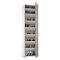 Armadio bianco e cemento 1 anta 50x182h cm - Abuela