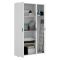 Armadio bianco multiuso 116x190h cm - Aniello