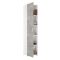Armadio cemento e bianco 1 anta 45x195h cm - Aloise
