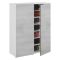 Armadio cemento e bianco 2 ante 72x103h cm - Athenodora