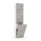 Armadio cemento e bianco con cassetto 45x195h cm - Aryanne
