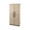 Armadio da esterno 2 ante beige e marrone 70x165h cm - Adenina