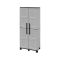 Armadio da esterno 2 ante grigio chiaro e nero 68x169h cm - Ash