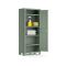 Armadio da Esterno Grigio Chiaro Verde 4 Ripiani Apertura Battente 80x44x182h cm, 2 Ante Made in Italy - Quesnel