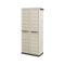 Armadio esterno 2 ante beige e marrone 70x165h cm - Adenina