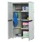 Armadio esterno 2 ante grigio chiaro 100x172h cm - Achae