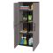 Armadio esterno 2 ante grigio e nero 68x163h cm - Arabel