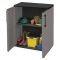 Armadio esterno 2 ante grigio e nero 68x84h cm - Arisa