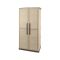 Armadio in plastica 2 ante beige e marrone 70x165h cm - Ipno