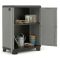 Armadio in plastica 2 ante grigio 68x90h cm - Cochrane