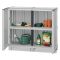 Armadio in plastica 2 ante grigio chiaro 100x92h cm - Arlinda