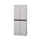 Armadio in plastica 2 ante grigio chiaro 70x172h cm - Achae