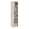 Armadio Multiuso 1 Anta Beige Cashmere 5 Ripiani Un'anta 50x185h cm, 6 Vani - Lerosota