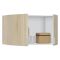 Armadio Multiuso 2 Ante Marrone Rovere un Ripiano un Vano 80x49h cm, 2 Ante - Carre