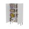 Armadio multiuso 2 ante Sedilo, 100x39 h166 cm, Bianco