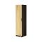 Armadio nero e noce slim 41x176h cm - Gaemi