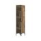 Armadio noce e antracite 1 anta 47x201h cm - Giusta