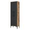 Armadio noce e nero salvaspazio 60x200h cm - Amata