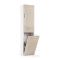 Armadio rovere e bianco con cassetto 45x195h cm - Aryanne