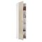 Armadio rovere e bianco stretto 45x195h cm - Aloise