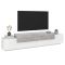 Base TV bianco lucido,cemento 240x45x52h cm 3 ante - Tiche