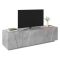 Base TV cemento 162x44x46h cm 4 ante e 1 cassetto - Acix