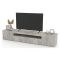 Base TV cemento 200x40x37h cm 3 ante - Amore