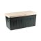 Baule da esterno resistente 57x125x56h cm grigio - Asco
