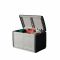 Baule da garage in plastica 96x53x57h cm grigio chiaro e nero - Andra