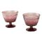 Bicchieri Rosso Borgogna set da 2 350 ml Sfumatura Colore Struttura Borgogna, - Nidatiha
