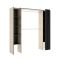 Cabina armadio con tenda rovere e grigia 180x205h cm - Acron