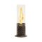Caminetto a bioetanolo da tavolo 20x20x49h cm nero e oro - Alme