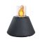 Caminetto a bioetanolo da tavolo 60x60x56h cm nero - Parbo