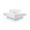Camino a bioetanolo da tavolo 70x70x35h cm bianco - Alife