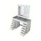 Cassettiera 13 cassetti bianca 120x79h cm - Labico