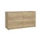 Cassettiera 6 cassetti quercia 153x83h cm - Albacore