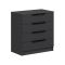 Cassettiera 7 cassetti antracite 72x77h cm - Vicente
