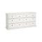 Cassettiera 8 cassetti bianca 183x86h cm - Asiagela