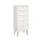 Cassettiera alta bianca 50x120h cm - Yaounde