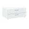 Cassettiera bassa bianca 74x35h cm - Piatto