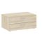 Cassettiera bassa rovere 74x35h cm - Piatto