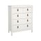 Cassettiera con maniglie bianca 82x98h cm - Nicholas
