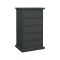 Cassettiera con maniglie grigia 62x104h cm - Pechino