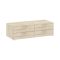 Cassettiera economica rovere 110x35h cm - Gignod