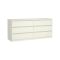 Cassettiera in legno bianca 153x70h cm - Aci