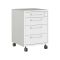 Cassettiera in legno bianca 49x68h cm - Ariosto